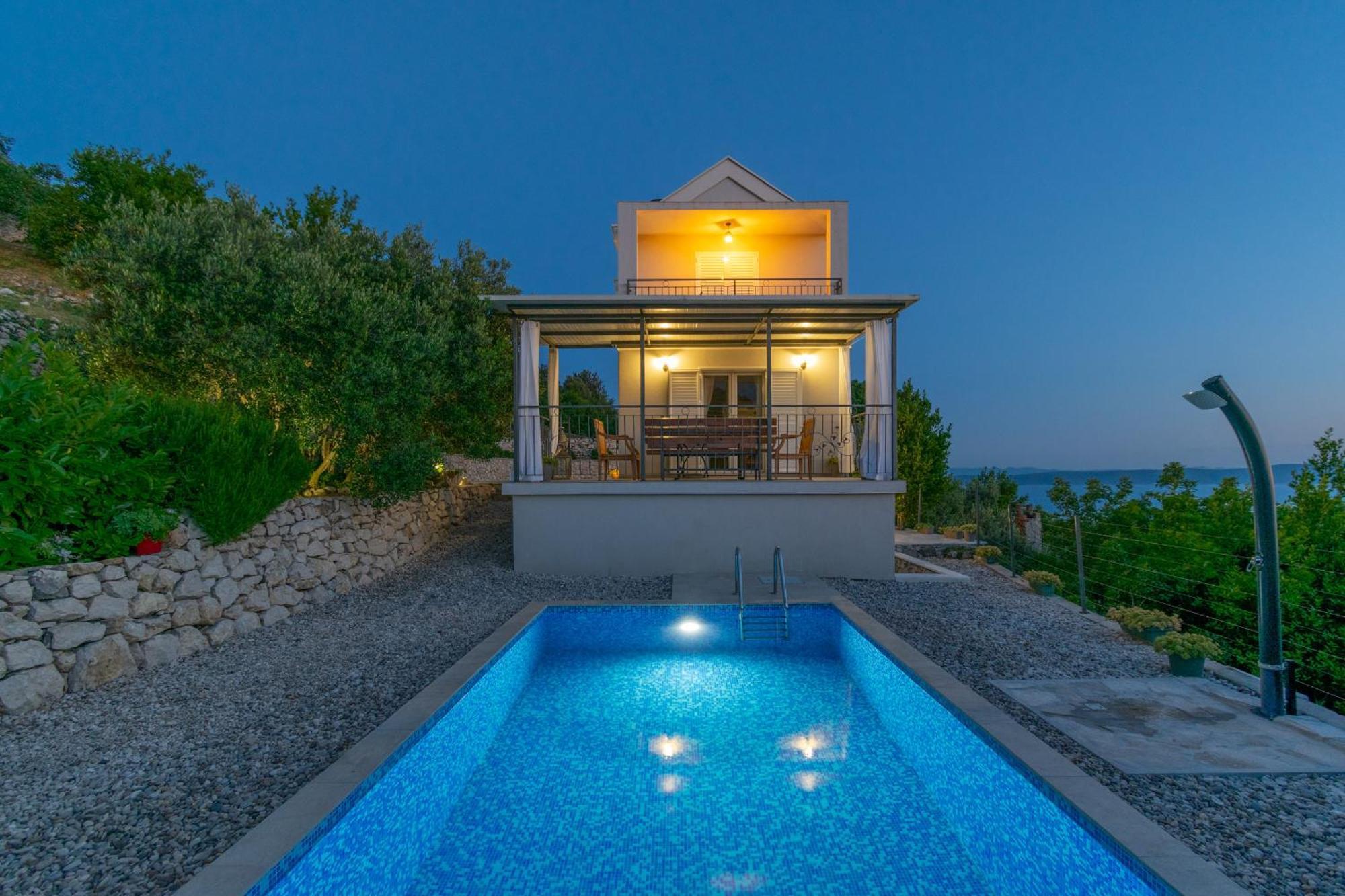 Villa With Sea View Podgora Dış mekan fotoğraf