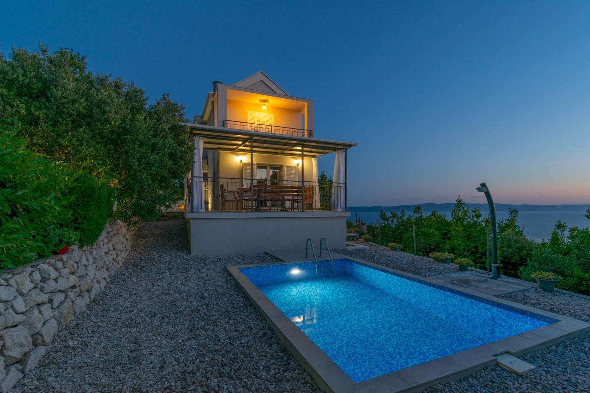 Villa With Sea View Podgora Dış mekan fotoğraf